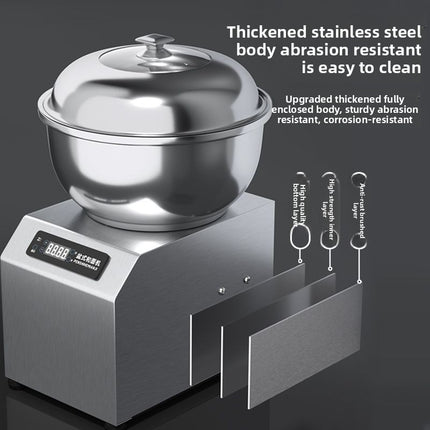1800W Electric Dough Mixer Bowl Type Stand Mixer Intelligent Frequency Control 3 Speed