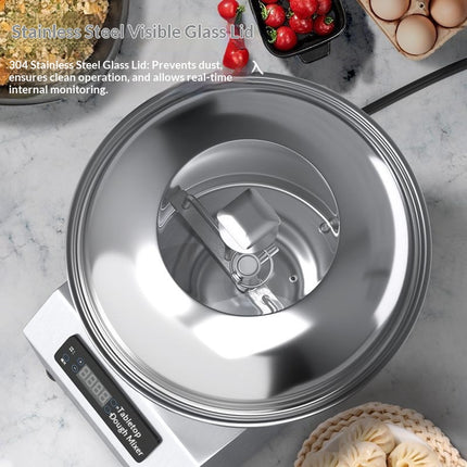 1800W Electric Dough Mixer Bowl Type Stand Mixer Intelligent Frequency Control 3 Speed