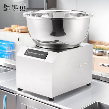 Automatic Bowl Type Dough Mixer 8kg Capacity Stainless Steel Commercial Kneader 3 Speed