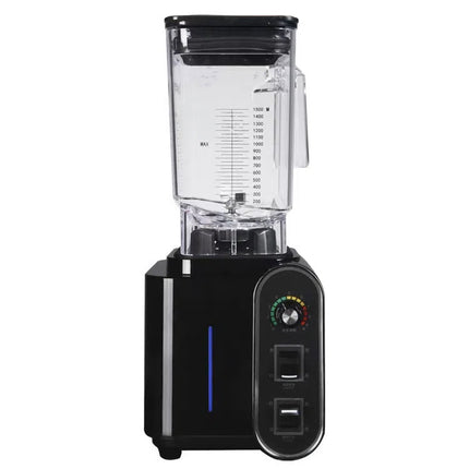 Commercial Smoothie Maker 1.2L Multifunction Blender with 15 Speed Settings and 6-Blade System