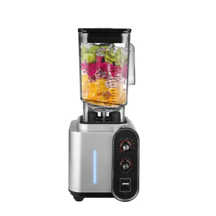 Commercial Smoothie Maker 1.2L Multifunction Blender with 15 Speed Settings and 6-Blade System