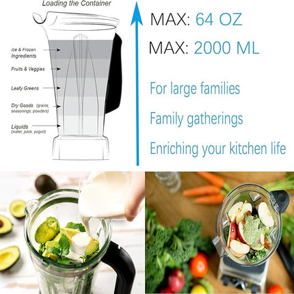 Household Smoothie Maker Blender Spare Parts Set with Plastic Base