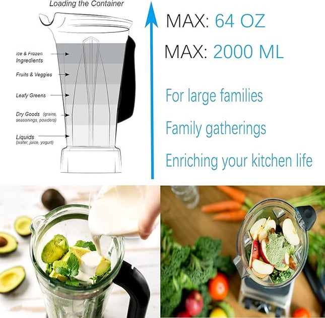 Household Smoothie Maker Blender Spare Parts Set with Plastic Base