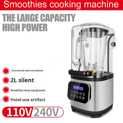 2L Heavy Duty Slush Maker Machine 1500W with Touch Control and Multi Speed Ice Crushing System