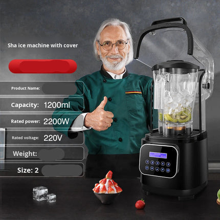 2L Heavy Duty Slush Maker Machine 1500W with Touch Control and Multi Speed Ice Crushing System