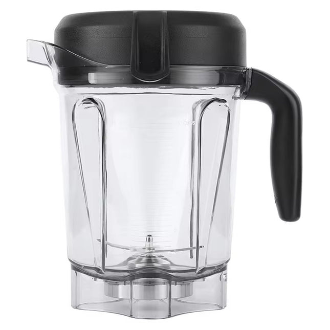 Low Profile Replacement Blender Pitcher Jar Container with Stainless Steel Blades Electric Blender Parts