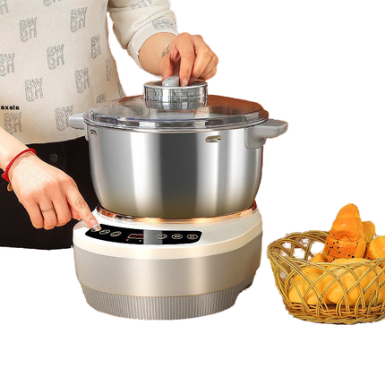 Household Electric Dough Mixer 3.5L-7L Stainless Steel Stand Mixer for Baking