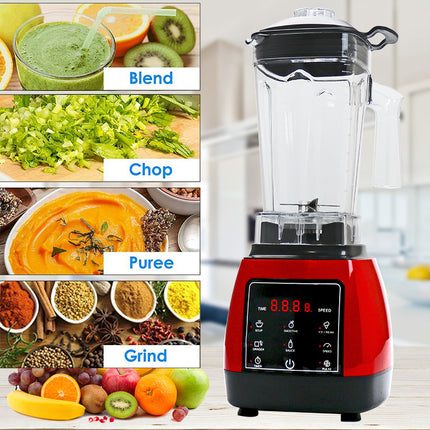 Heavy Duty 2800W Commercial Blender with 2.2L Jar, 15 Speed Control for Smoothies & Shakes