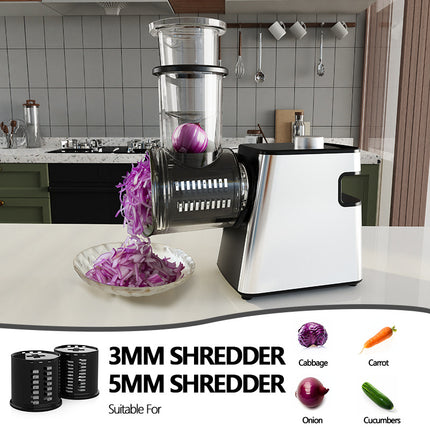 Multifunction Electric Vegetable Slicer Automatic Potato Cutter and Shredder 300W