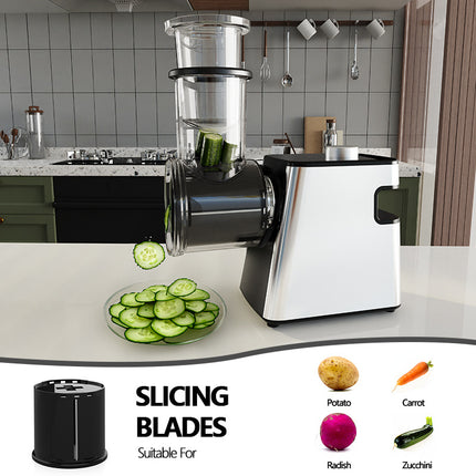Multifunction Electric Vegetable Slicer Automatic Potato Cutter and Shredder 300W
