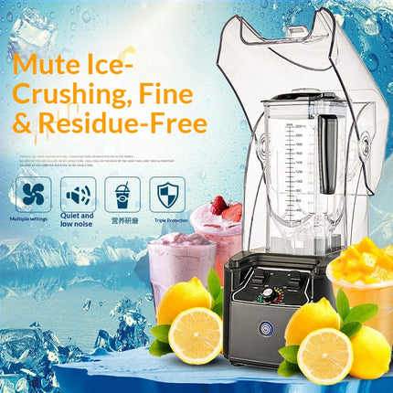 Commercial Slush Machine with 2.2L Plastic Container and Mechanical Controls
