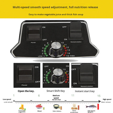Commercial Slush Machine with 2.2L Plastic Container and Mechanical Controls