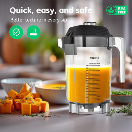 Universal Smoothie Blender Cup Jug Replacement Container with Drive Socket Kit