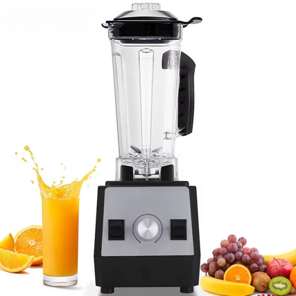 Electric Countertop Blender Grinder 1500-2000W 6 Blade System Dial Control Multi Use