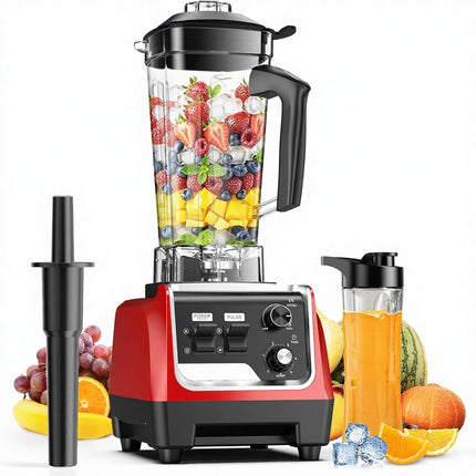 1800W Countertop Blender 70 oz 6-Blade System Smoothie and Frozen Drink Maker