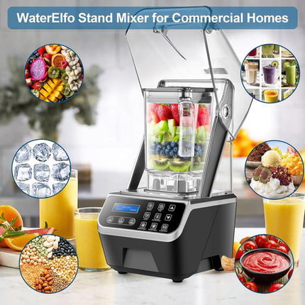 Heavy Duty 2200W Blender 1.5L Multifunction Adjustable Speed Smoothie Maker