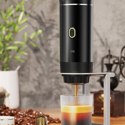 Portable Rechargeable Espresso Coffee Maker with 20 Bar Pressure and USB Charging