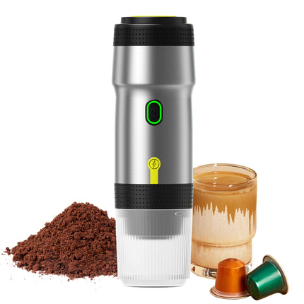 Portable Rechargeable Espresso Machine 120ml Coffee Maker for Hot and Cold Brew