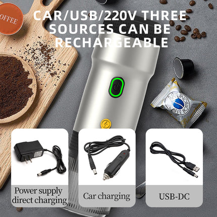Portable Rechargeable Espresso Machine 120ml Coffee Maker for Hot and Cold Brew