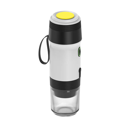 Portable 3 in 1 Coffee Maker with Water Heating Function Rechargeable USB Espresso Device