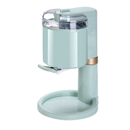 Compact 1L Home Ice Cream Maker Automatic Stainless Steel Mini Fruit Dessert Machine 20W