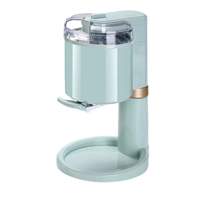 Compact 1L Home Ice Cream Maker Automatic Stainless Steel Mini Fruit Dessert Machine 20W