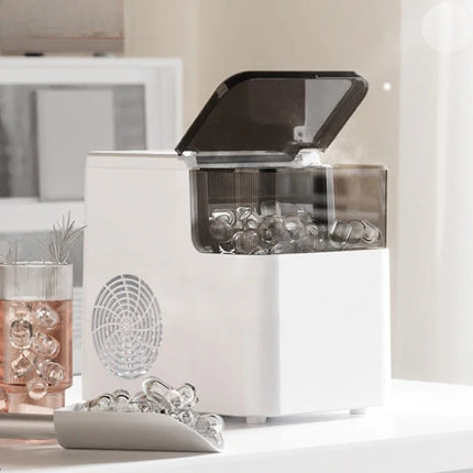 Compact Automatic Countertop Ice Maker 0.5L Tank Bullet Ice Portable Daily Use