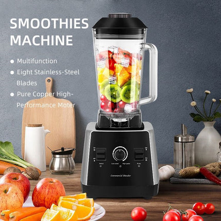 Heavy Duty 1500W Kitchen Blender 2L Capacity Juice Extractor & Ice Crushing Machine