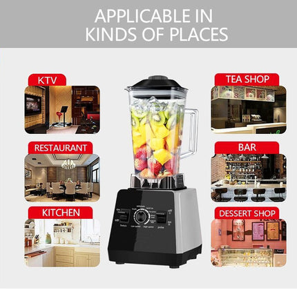 Heavy Duty 1500W Kitchen Blender 2L Capacity Juice Extractor & Ice Crushing Machine