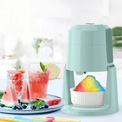 Electric Ice Shaver Machine 135W Adjustable Dual Speed Countertop Ice Crusher for Home Use