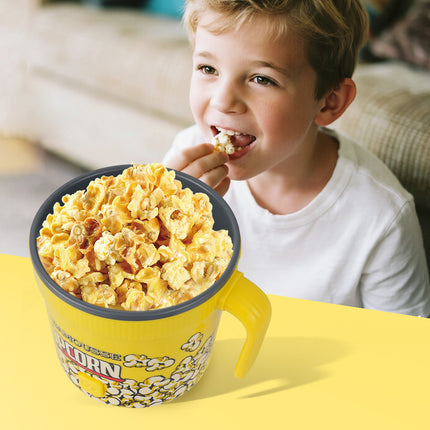 Automatic Electric Popcorn Maker Compact 350W Home Countertop Snack Popper