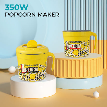 Automatic Electric Popcorn Maker Compact 350W Home Countertop Snack Popper