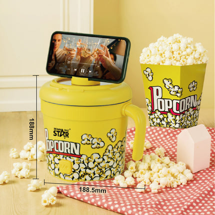 Automatic Electric Popcorn Maker Compact 350W Home Countertop Snack Popper