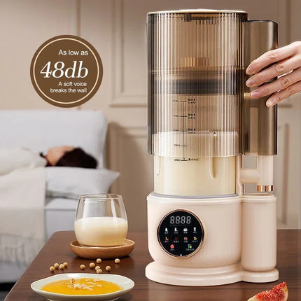 1500ML Electric Soy Milk Maker and Blender with Glass Jug Multifunction Breakfast Machine