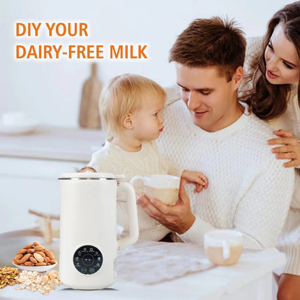 1L Multifunction Electric Breakfast Maker with Soy Milk Function and Food Processing Features
