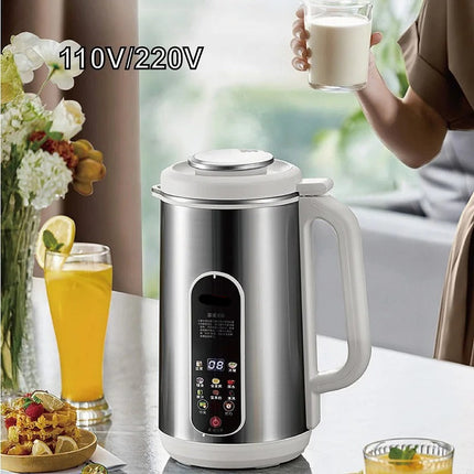 1200ml Electric Soy Milk Maker with Stainless Steel Container and Mechanical Control