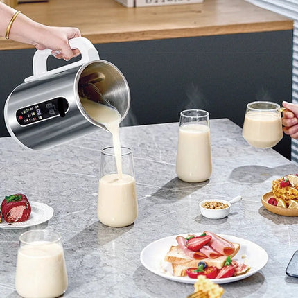 1200ml Electric Soy Milk Maker with Stainless Steel Container and Mechanical Control