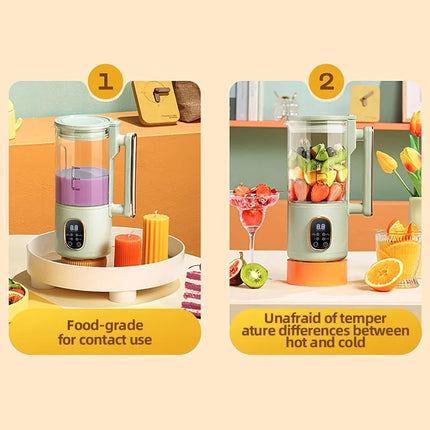 Portable Soy Milk Maker and Blender 600ml Electric Multi-Function Food Processor
