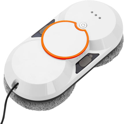 Smart Cordless Window Cleaning Robot with Remote Control and Dual Water Tank System