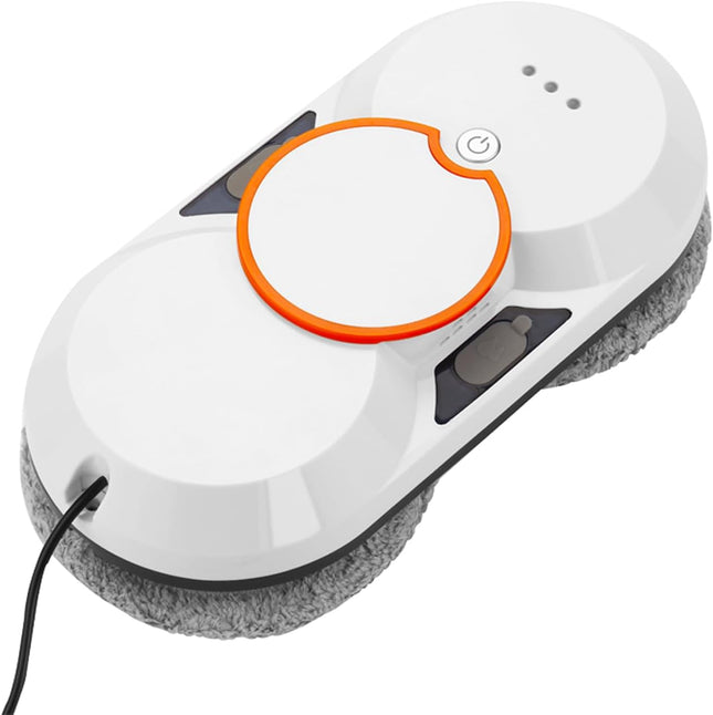Smart Cordless Window Cleaning Robot with Remote Control and Dual Water Tank System