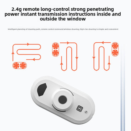Smart Electric Window Cleaning Robot with Brushless Motor and Remote Control for Glass Surfaces