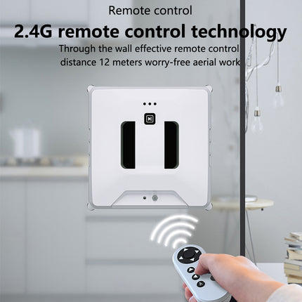 Smart Window Cleaning Robot with Remote Control and Automatic Glass Cleaning System