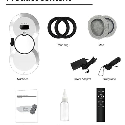 Portable Cordless Electric Window Vacuum Cleaner Handheld Rechargeable Glass Cleaner