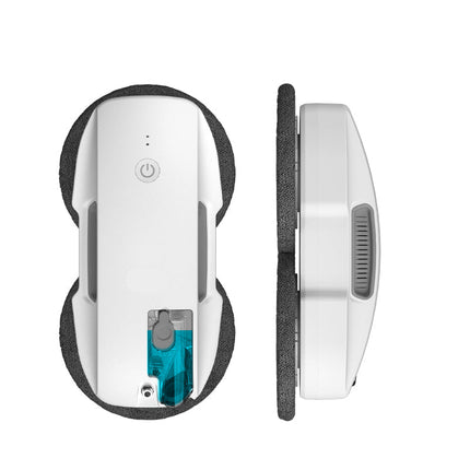 Cordless Glass Cleaning Robot with Voice Prompts and Edge Detection for Windows and Glass Panels