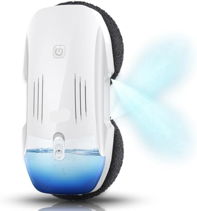 Automatic Window Cleaning Robot for Interior and Exterior Glass with Dual Spray and Voice Prompts
