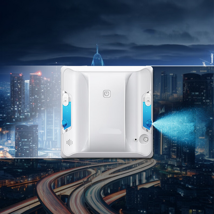 Smart Glass Cleaning Robot Vacuum with Anti-Fall System, Edge Detection & Strong Suction