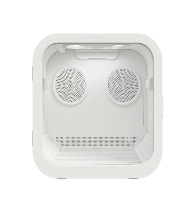 Portable Rechargeable Pet Comfort Cube with 4-Side Airflow, Dual Duct System & Overheat Protection