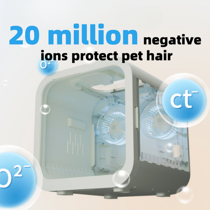 Portable Rechargeable Pet Comfort Cube with 4-Side Airflow, Dual Duct System & Overheat Protection