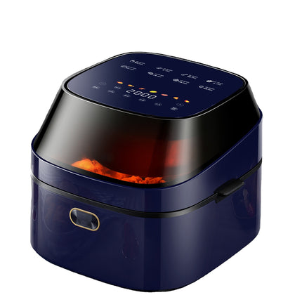 7.5L Digital Air Fryer with Adjustable Temperature Control and Viewing Window