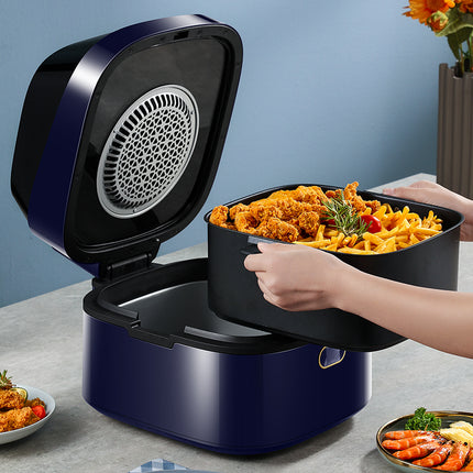7.5L Digital Air Fryer with Adjustable Temperature Control and Viewing Window